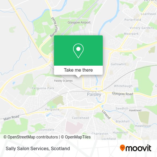 Sally Salon Services map