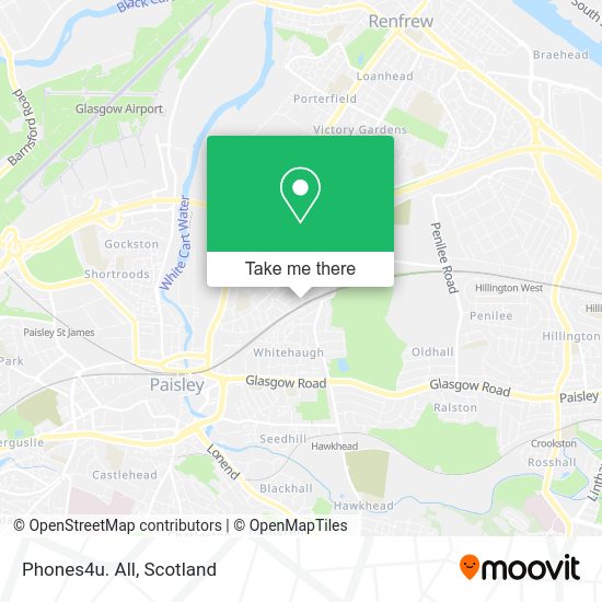 Phones4u. All map