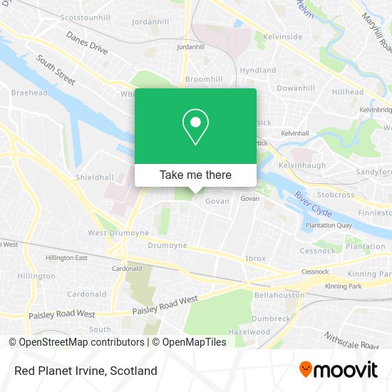 Red Planet Irvine map