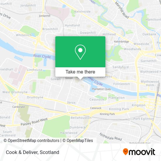 Cook & Deliver map