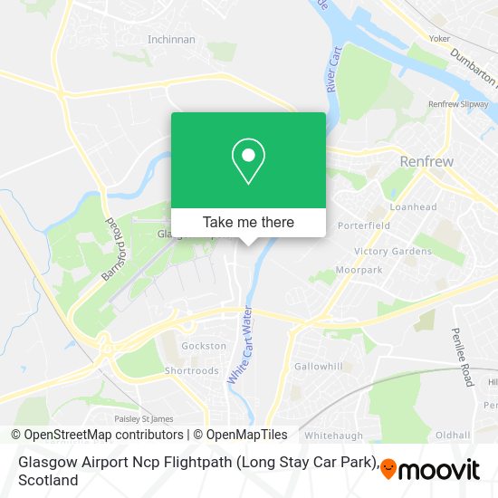 Glasgow Airport Ncp Flightpath (Long Stay Car Park) map