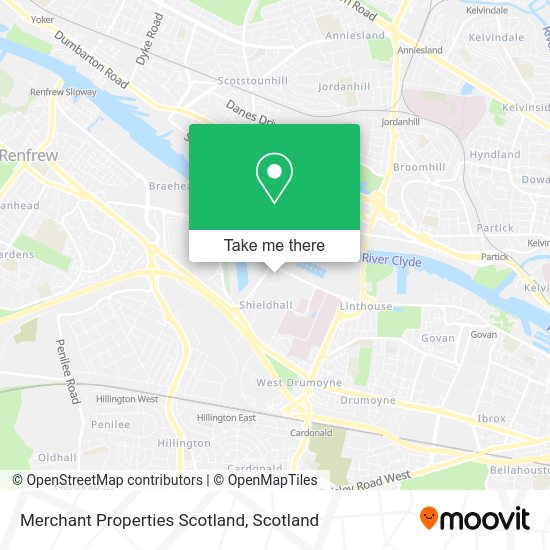 Merchant Properties Scotland map