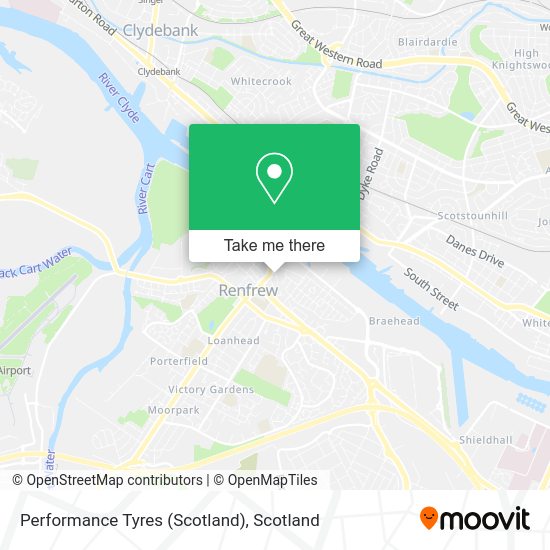 Performance Tyres (Scotland) map