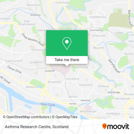 Asthma Research Centre map