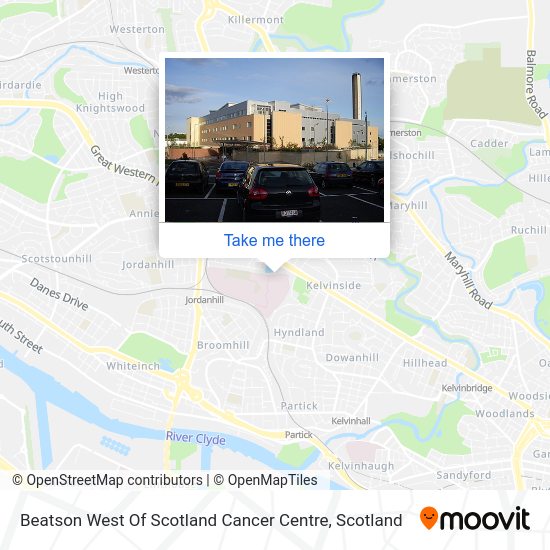 Beatson West Of Scotland Cancer Centre map