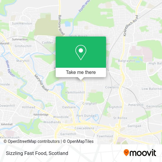 Sizzling Fast Food map