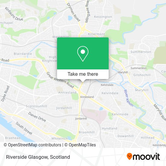 Riverside Glasgow map