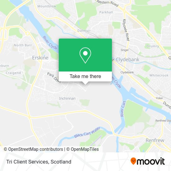Tri Client Services map