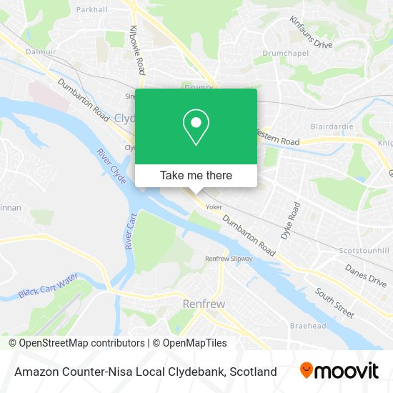 Amazon Counter-Nisa Local Clydebank map