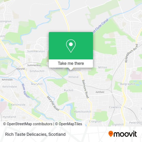 Rich Taste Delicacies map