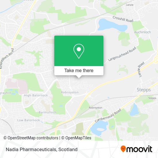 Nadia Pharmaceuticals map