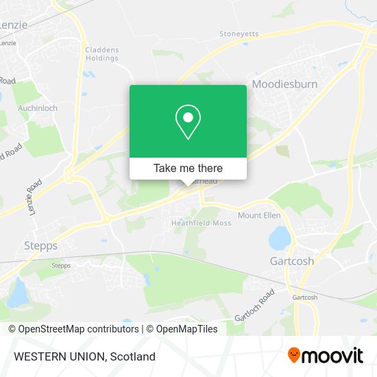 WESTERN UNION map