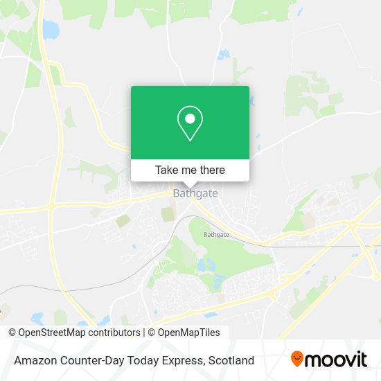 Amazon Counter-Day Today Express map