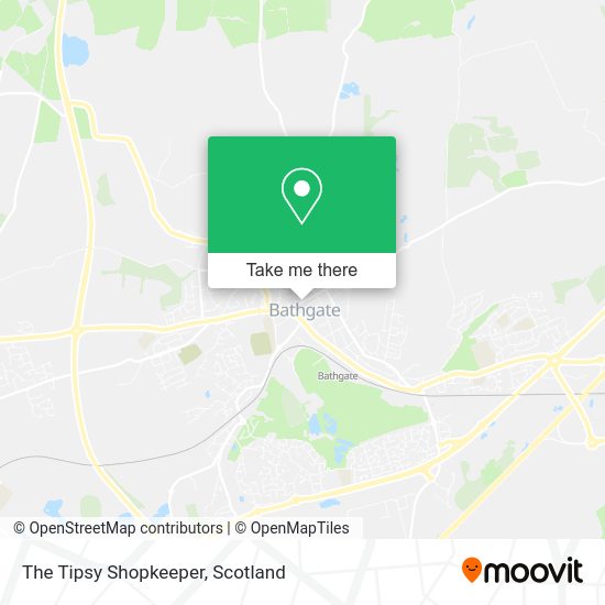 The Tipsy Shopkeeper map