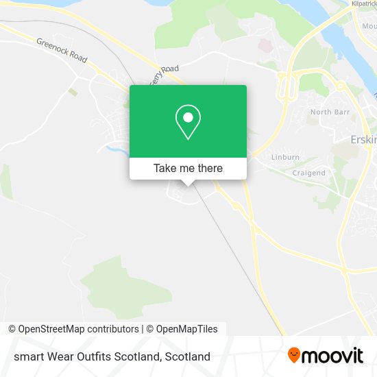 smart Wear Outfits Scotland map