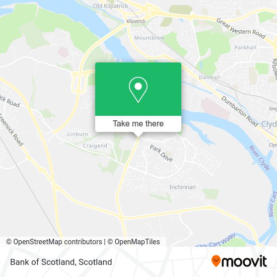 Bank of Scotland map