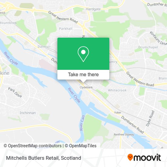 Mitchells Butlers Retail map