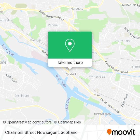 Chalmers Street Newsagent map