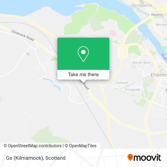 Gs (Kilmarnock) map