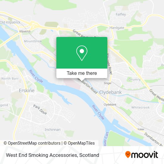 West End Smoking Accessories map