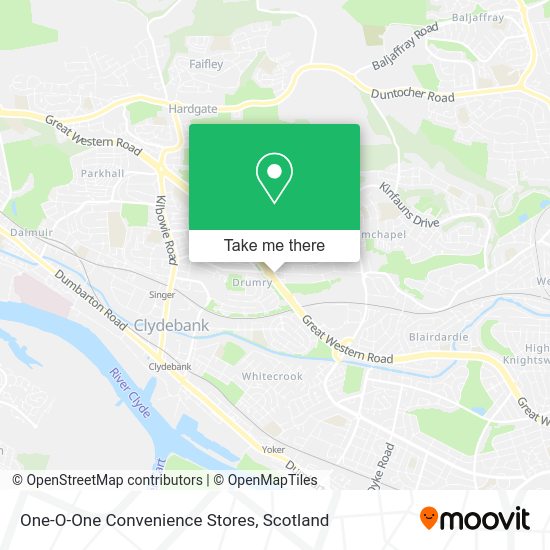 One-O-One Convenience Stores map