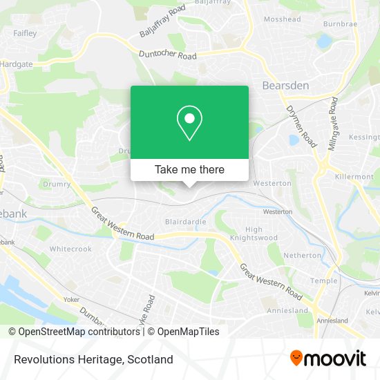 Revolutions Heritage map