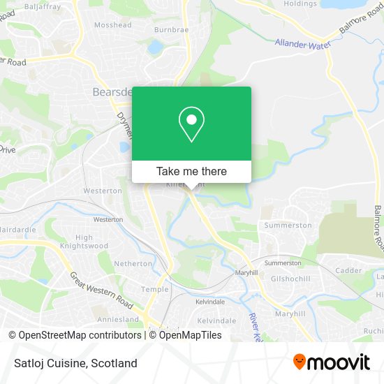 Satloj Cuisine map