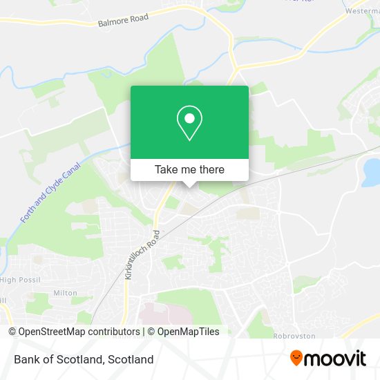 Bank of Scotland map