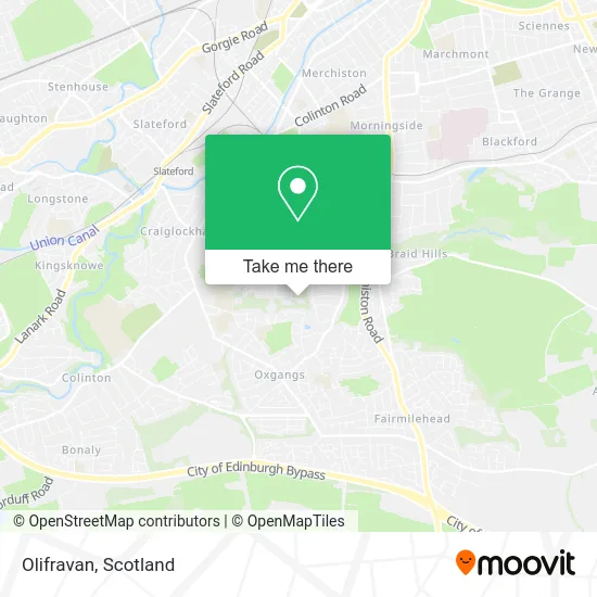Olifravan map