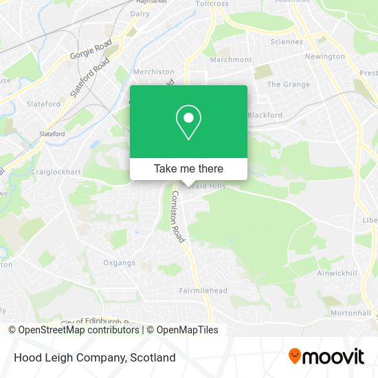 Hood Leigh Company map