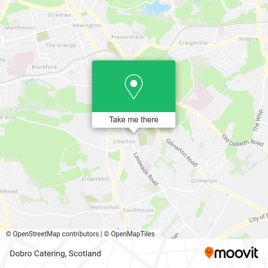 Dobro Catering map