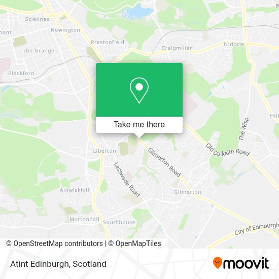 Atint Edinburgh map