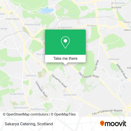 Sakarya Catering map