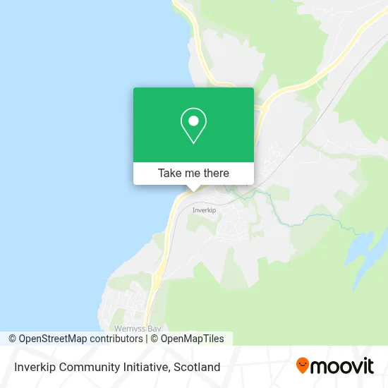 Inverkip Community Initiative map