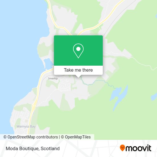 Moda Boutique map
