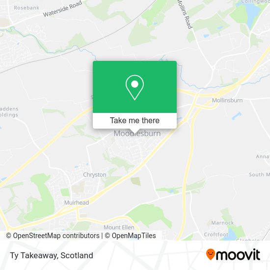 Ty Takeaway map