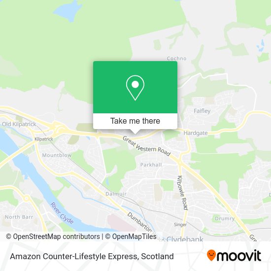 Amazon Counter-Lifestyle Express map