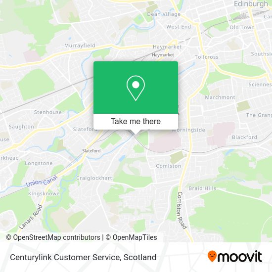 Centurylink Customer Service map