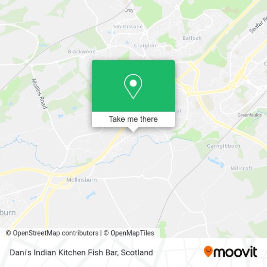 Dani's Indian Kitchen Fish Bar map