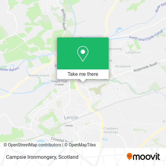 Campsie Ironmongery map
