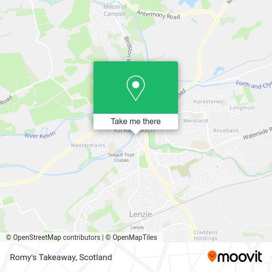 Romy's Takeaway map