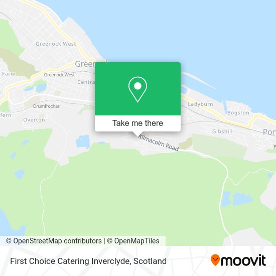 First Choice Catering Inverclyde map
