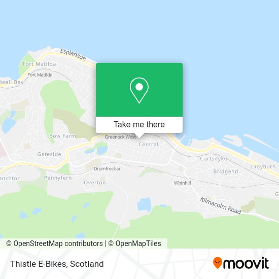 Thistle E-Bikes map