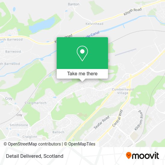 Detail Delivered map