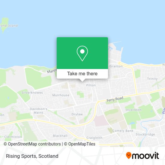 Rising Sports map