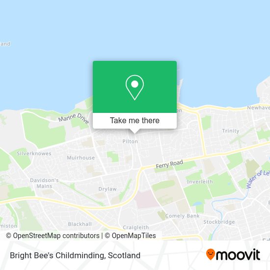 Bright Bee's Childminding map