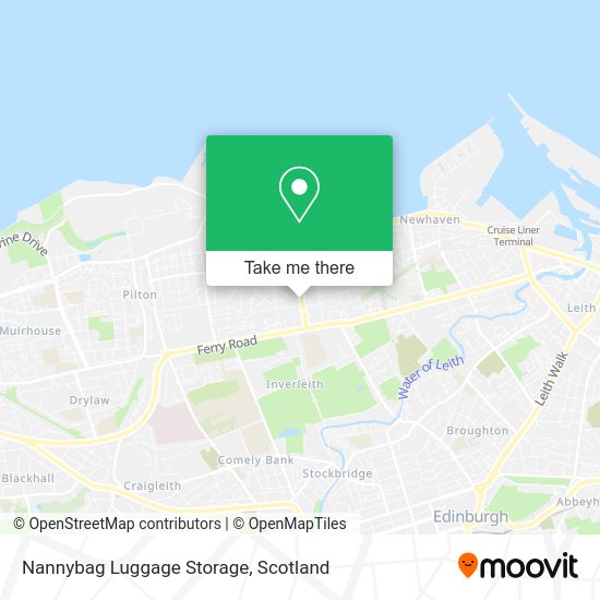 Nannybag Luggage Storage map