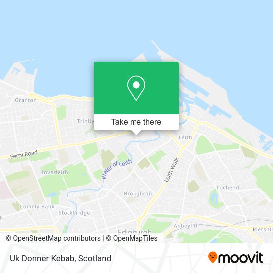 Uk Donner Kebab map