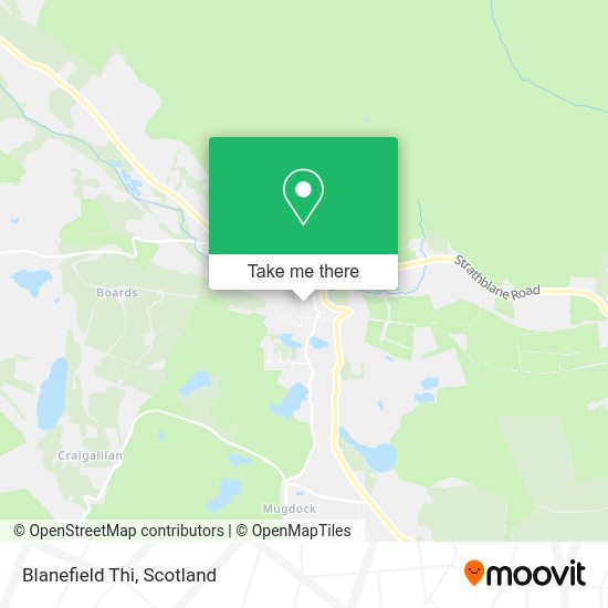 Blanefield Thi map
