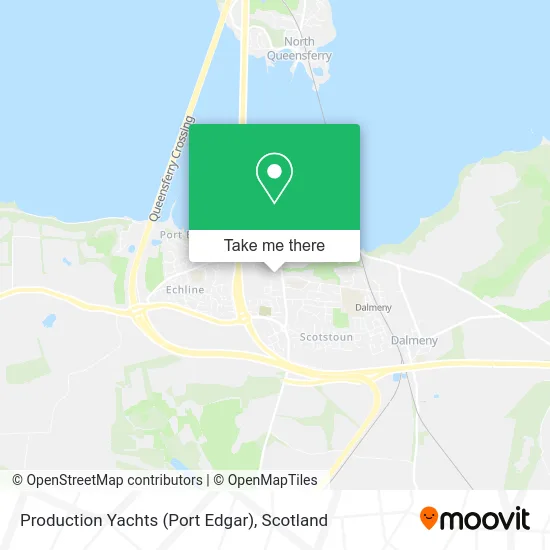 Production Yachts (Port Edgar) map